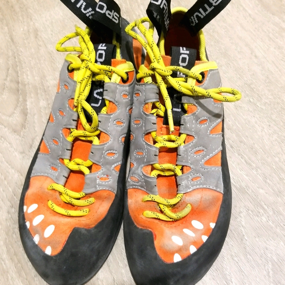 Rock climbing shoes